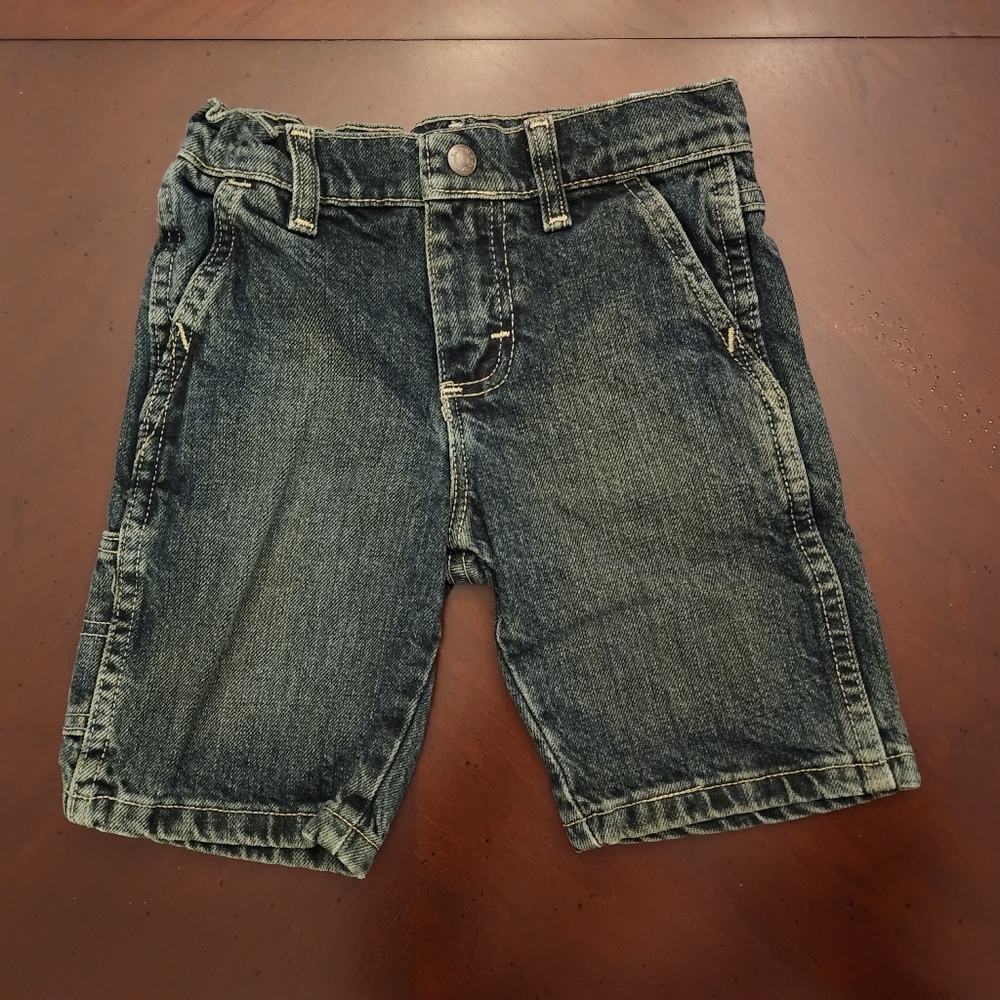 Boys Wrangler jean shorts, size 4, adjustable waist